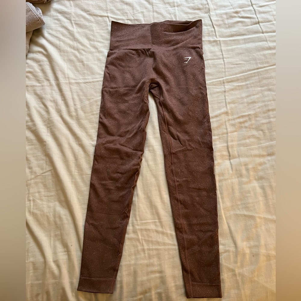 Brown Gymshark leggings